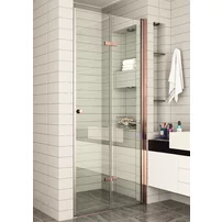 Usa de nisa batanta Inter Ceramic 100 cm sticla transparenta 6 mm profil rose gold lucios
