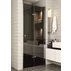 Usa de nisa pliabila Inter Ceramic 77-78 cm sticla fumurie 6 mm profil gri mat Gun Grey picture - 1