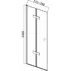 Usa de nisa pliabila Inter Ceramic 77-78 cm sticla fumurie 6 mm profil gri mat Gun Grey picture - 3