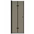 Usa de nisa pliabila Inter Ceramic 87-88 cm sticla fumurie 6 mm profil negru mat picture - 2