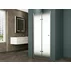 Usa de nisa pliabila Inter Ceramic 90 cm sticla opaca 6 mm profil alb mat picture - 1