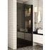 Usa de nisa batanta Inter Ceramic 97-98 cm sticla fumurie 6 mm profil negru mat picture - 1