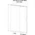 Usa de nisa culisanta Inter Ceramic 110 cm sticla 5 mm profil negru mat- fumuriu picture - 2
