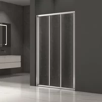 Usa de nisa culisanta Inter Ceramic 130 cm sticla mata opaca 4 mm profil crom lucios