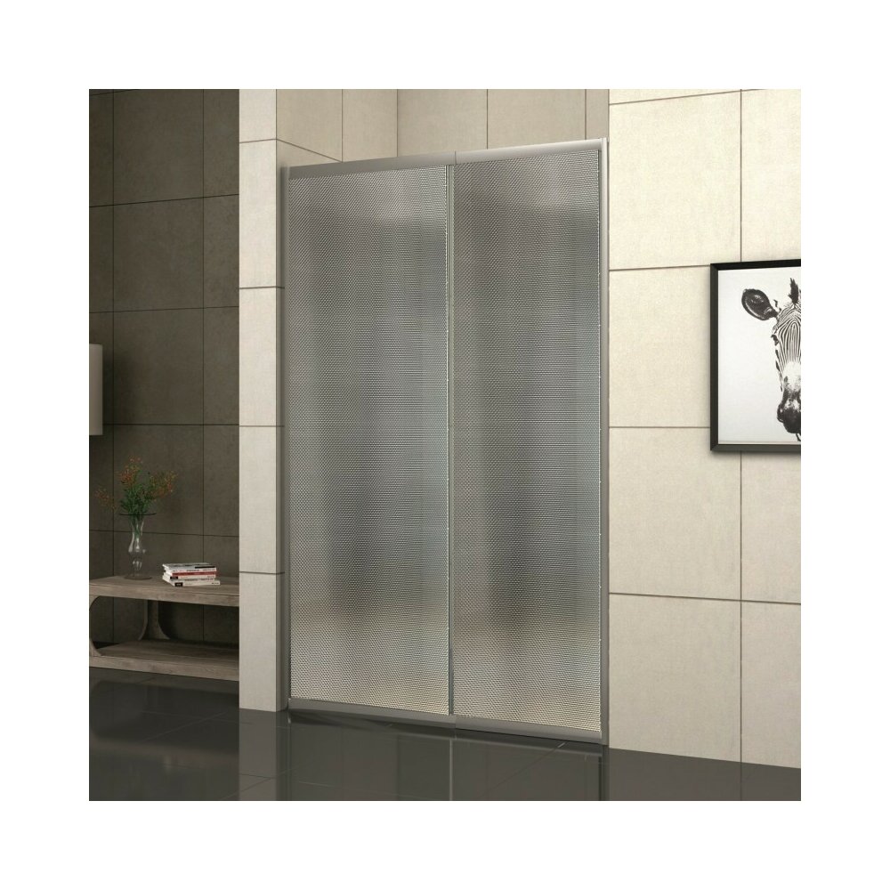 Usa de nisa culisanta Inter Ceramic 140 cm sticla opaca 5 mm profil crom lucios