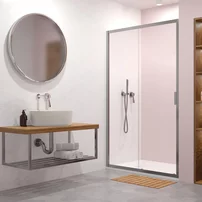 Usa de nisa culisanta Radaway Alienta 130 cm crom-transparent sticla 5 mm