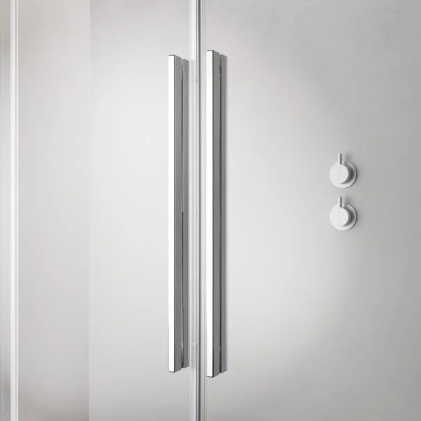 Usa de nisa culisanta Radaway Furo DWJ 150 cm sticla 8 mm finisaj crom lucios-transparent deschidere stanga picture - 2