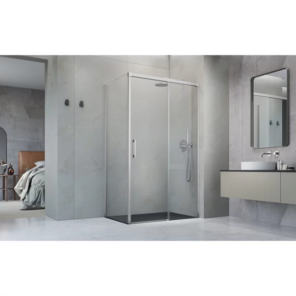 Usa de nisa culisanta Radaway Idea KDJ 140 cm sticla 6 mm finisaj ...