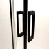Usa de nisa culisanta Radaway Premium Pro DWJ 120 cm sticla 6 mm finisaj negru mat-transparent deschidere dreapta picture - 3