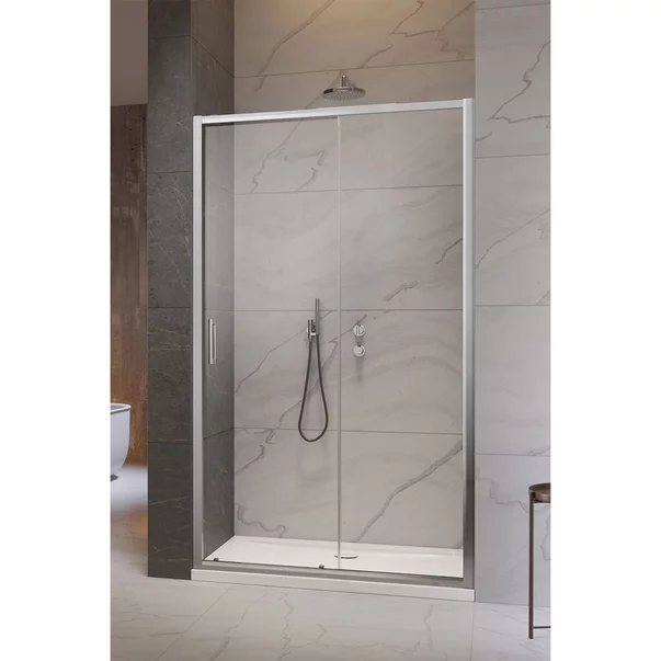 Usa de nisa culisanta Radaway Premium Pro DWJ 140 cm sticla 6 mm finisaj crom lucios-transparent deschidere dreapta picture - 3