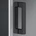 Usa de nisa culisanta Roth Cariba 160 cm sticla 6 mm negru stanga picture - 3
