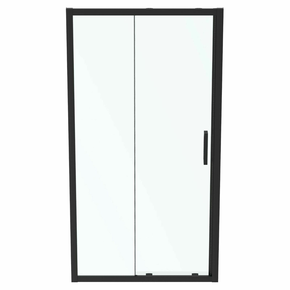 Usa glisanta cu segment fix 105 cm negru mat Ideal Standard Connect 2