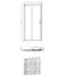 Usa glisanta cu segment fix 110 cm negru mat Ideal Standard Connect 2 picture - 2