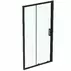 Usa glisanta cu segment fix 110 cm negru mat Ideal Standard Connect 2 picture - 1