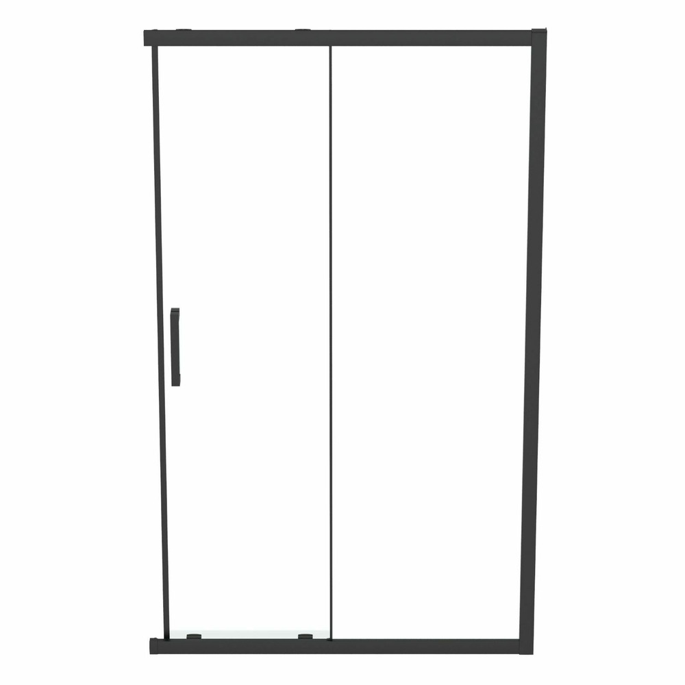 Usa glisanta cu segment fix 120 cm negru mat Ideal Standard Connect 2 K9264V3