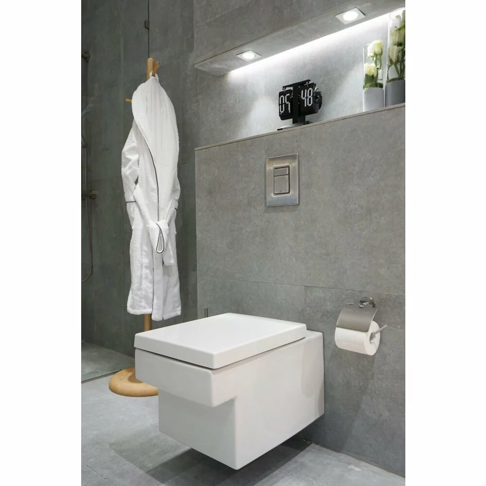 Vas wc suspendat Grohe Cube Ceramic Rimless Triple Vortex cu
