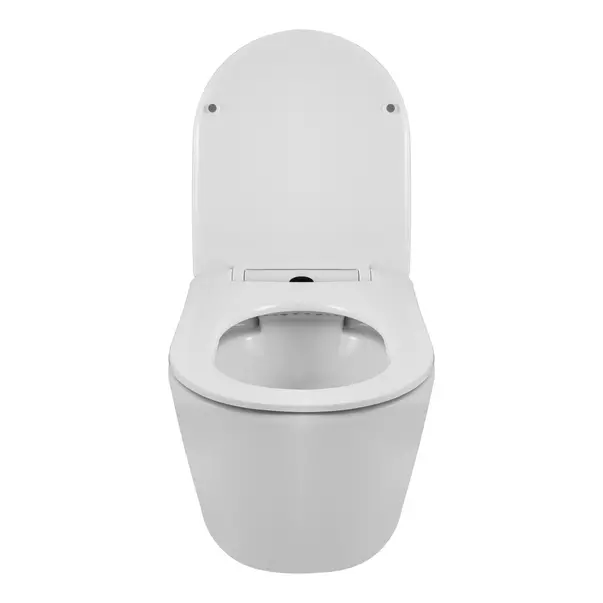 Vas wc rimless cu capac soft-close Balneo Luxa alb picture - 3