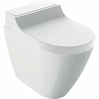 Vas wc pe pardoseala Geberit Aquaclean Tuma Comfort alb alpin cu functie de bideu electric