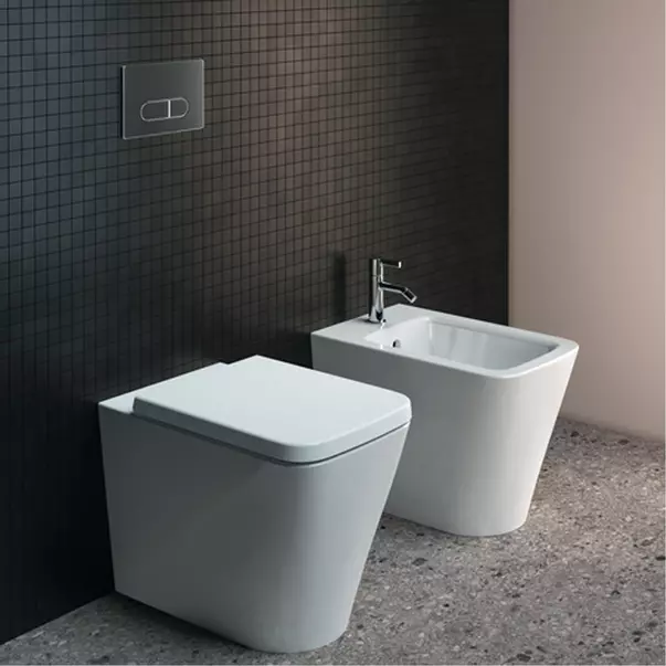 Vas WC pe pardoseala Ideal Standard Atelier Blend Cube BTW alb lucios picture - 2