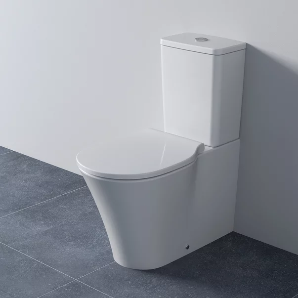 Vas wc pe pardoseala BTW Ideal Standard Connect Air AquaBlade pentru rezervor asezat picture - 2