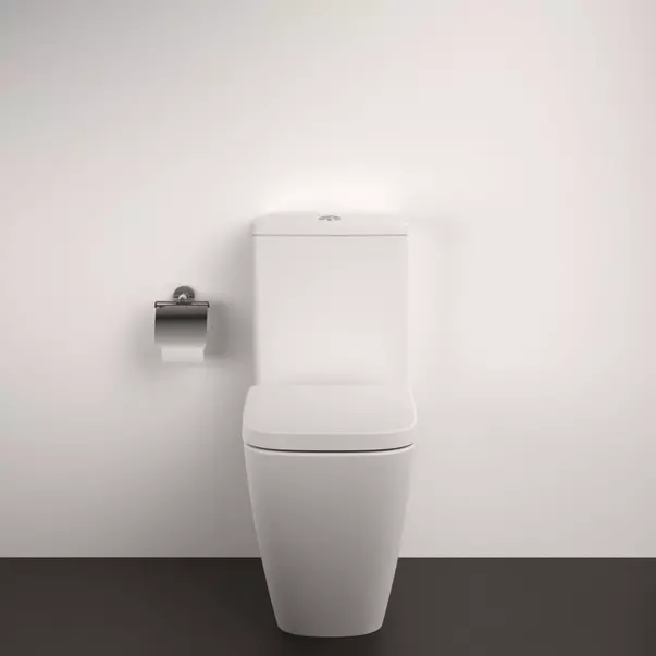 Vas WC pe pardoseala Ideal Standard i.life B alb SmartGuard rimless picture - 4