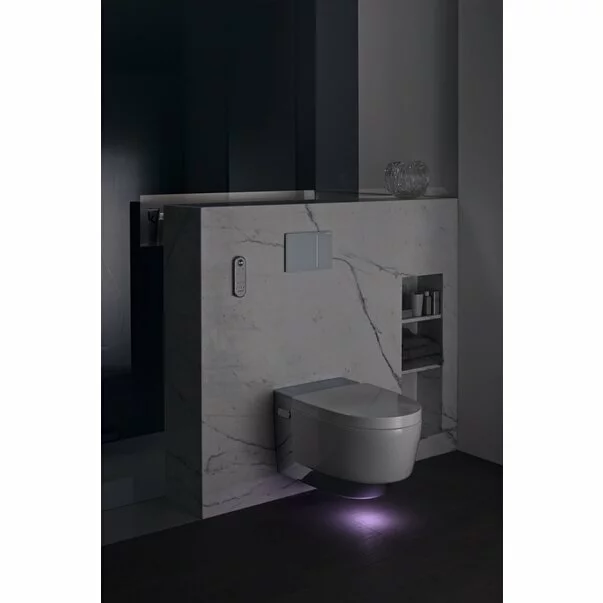 Vas wc suspendat Geberit AquaClean Mera Comfort cu capac inchidere lenta si bideu electric picture - 3