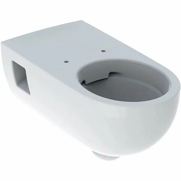 Vas wc suspendat Geberit Selnova Comfort Rimfree cu spalare verticala proiectie alungita fara capac alb picture - 10