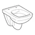 Vas WC suspendat Geberit Selnova Compact rimless alb lucios proiectie mica picture - 5