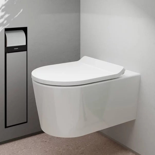 Vas WC suspendat Hansgrohe EluPura S Rimless AquaHelix alb lucios picture - 2