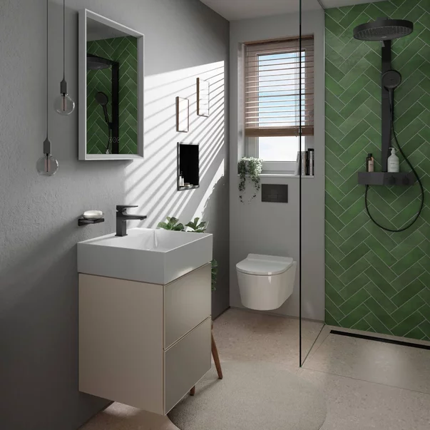 Vas WC suspendat Hansgrohe EluPura S Rimless AquaHelix alb lucios picture - 3