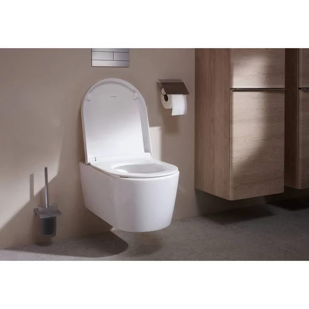 Vas WC suspendat Hansgrohe EluPura S Rimless AquaHelix alb lucios picture - 6