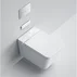 Set vas WC suspendat Relax Regal alb cu functie bideu electric si capac softclose picture - 2