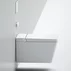 Set vas WC suspendat Relax Regal alb cu functie bideu electric si capac softclose picture - 4