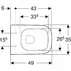 Vas wc suspendat rimfree Geberit Smyle Square picture - 7