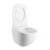 Vas WC suspendat rimless cu capac soft-close alb mat Omnires Ottawa Comfort picture - 3