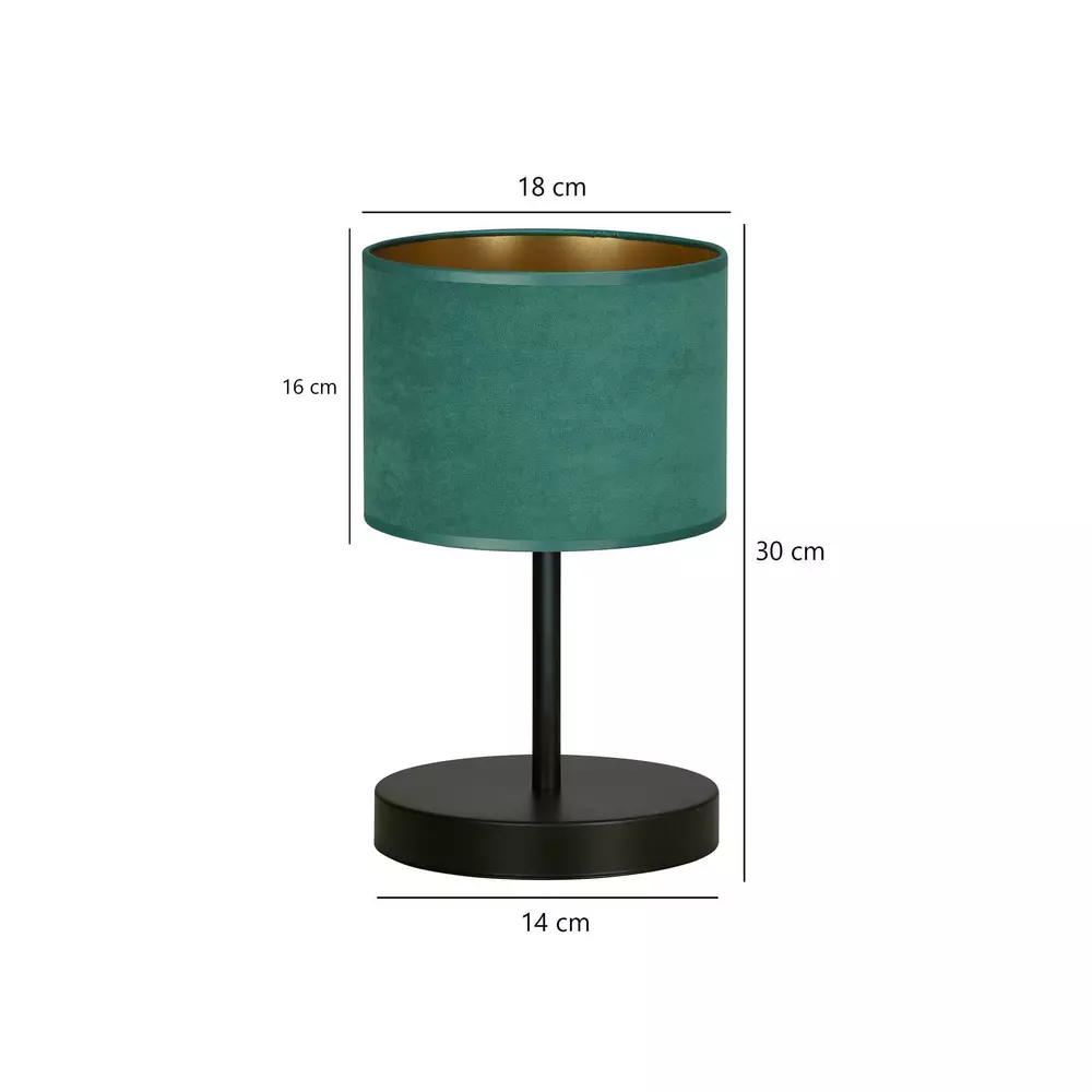 Veioza Emibig Hilde 1 negru/verde 1051/LN1 | Neakaisa.ro