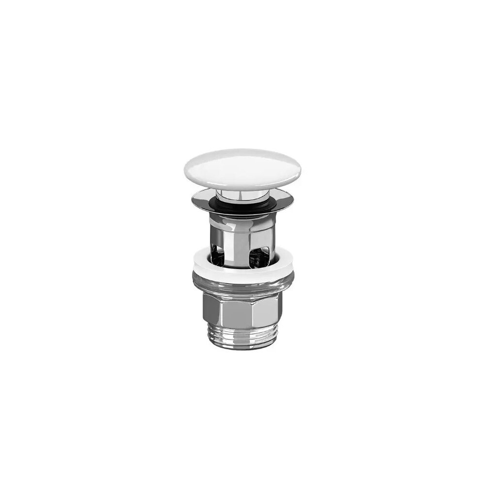 Ventil ceramic Click-Clack Villeroy&Boch alb cu preaplin