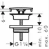 Ventil fix Hansgrohe pentru lavoar picture - 2