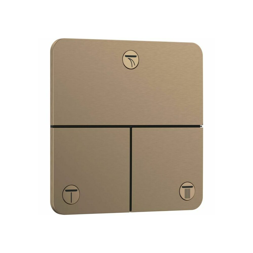 Ventil incastrat bronz periat Hansgrohe ShowerSelect Comfort Q 3 functii
