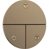 Ventil incastrat bronz periat Hansgrohe ShowerSelect Comfort S 3 functii