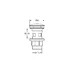 Ventil lavoar negru mat Grohe Push-Open, universal picture - 4
