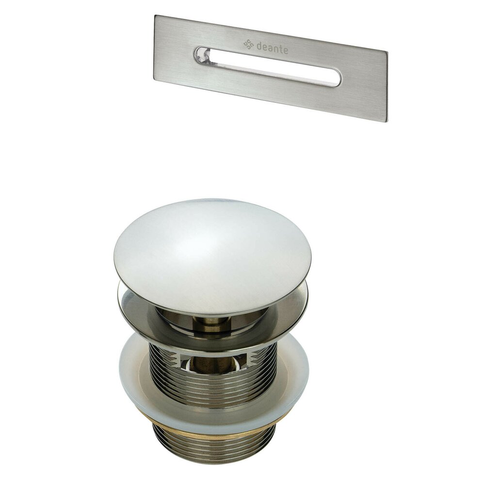 Ventil pentru cada crom periat Click-Clack Deante