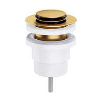 Ventil universal Click-Clack Omnires finisaj auriu periat