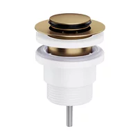 Ventil universal Click-Clack Omnires finisaj bronz antichizat periat