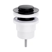 Ventil universal Click-Clack Omnires finisaj negru mat