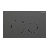 Бутон за активиране Geberit Sigma40 Slim матиран хром-черно