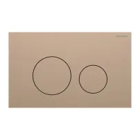 Бутон за активиране Geberit Sigma40 Slim матирано червено-злато