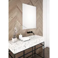Dubiel Vitrum Box Бяло правоъгълно огледало с обръщане 60x80 см