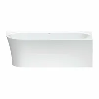 Duravit DuraSenja свободностояща вана 150x75 см бяло покритие дясна стенен монтаж, BTW
