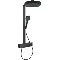Душ колона с термостатичен смесител, матово черно, Hansgrohe Rainfinity ShowerTablet 350